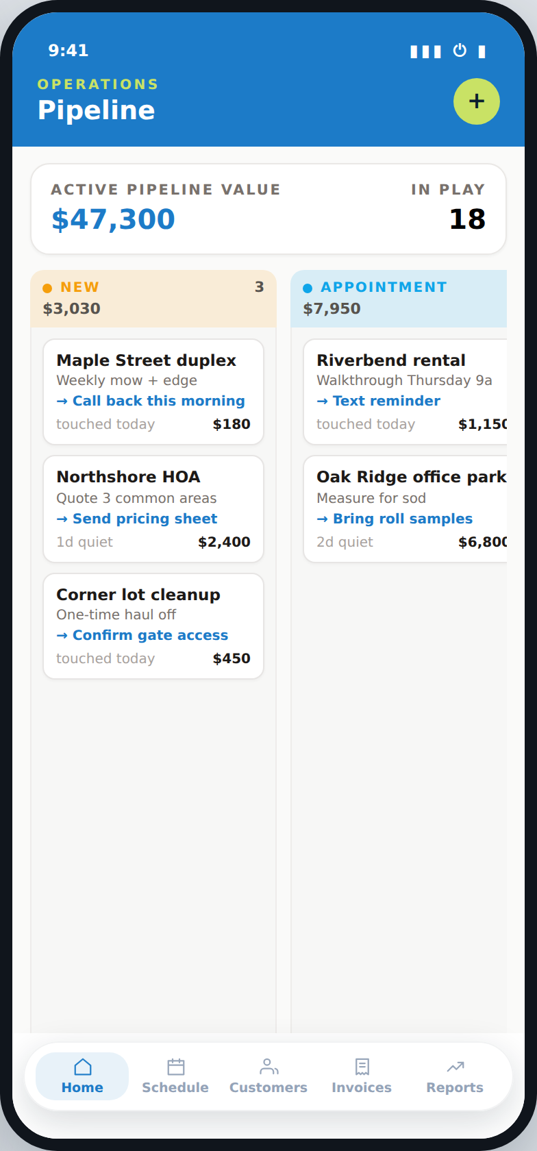 Pipeline on mobile